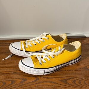 Converse Yellow Canvas Sneakers